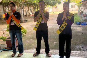 សកម្មភាពធ្វើបដិសណ្ឋារកិច្ចពេលព្រឹកនៅ ក្រុមហ៊ុន NLG