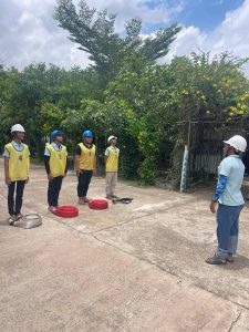 ការហ្វឹតហាត់អំពីការបាញ់ទឹកពន្លត់អគ្គីភ័យ