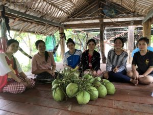 ថ្ងៃអាទិត្យយើងបានបេះផ្លែដូងមកបរិភោគ