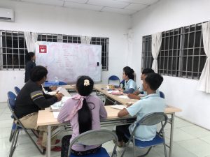 សកម្មភាពការបង្រៀនភាសាជប៉ុន នៅក្នុងក្រុមហ៊ុនNLG